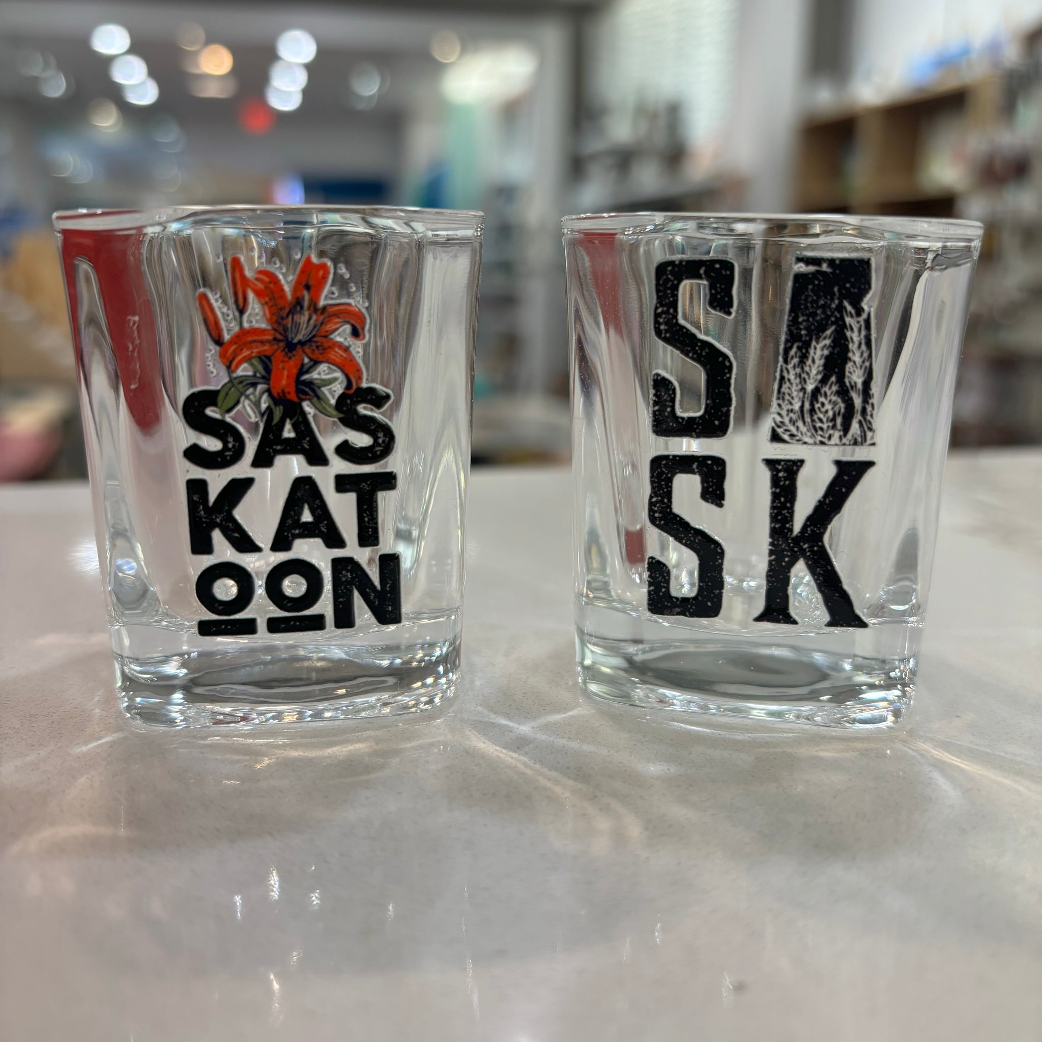 Saskatchewan Shot Glasses