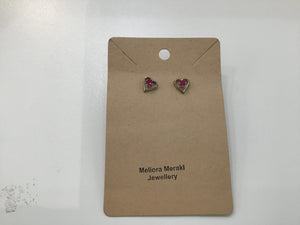 Syn Ruby Heart Studs