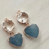 Heart Charm earrings