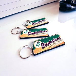 Rectangle MDF Souvenir Keychains