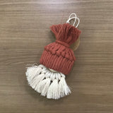 Macrame Bearded Gnome Ornament