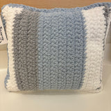 Pillow with Crocheted Cover