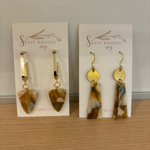 Faux Stone Dangle Earring