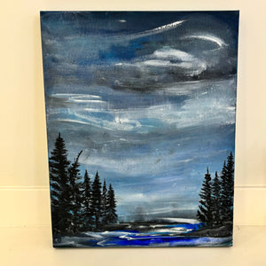 "Evening Blue" Original Painting