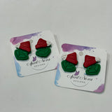 Christmas Clay Earrings