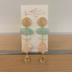 Faux Stone Dangle Earring