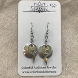 Golden Spiral Earrings