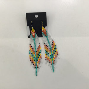 Seed Bead Earrings Med