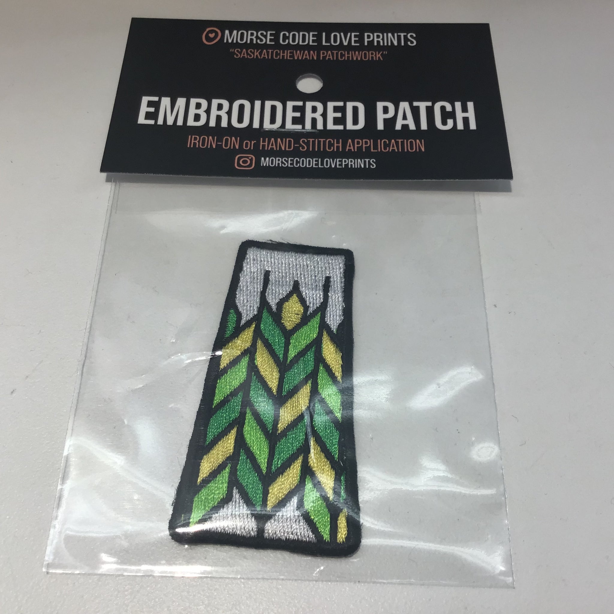 Embroidered Patch \ Saskathewan Patchwork