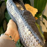 Mens Crocheted Slippers