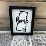 Sask Home Wood Sign