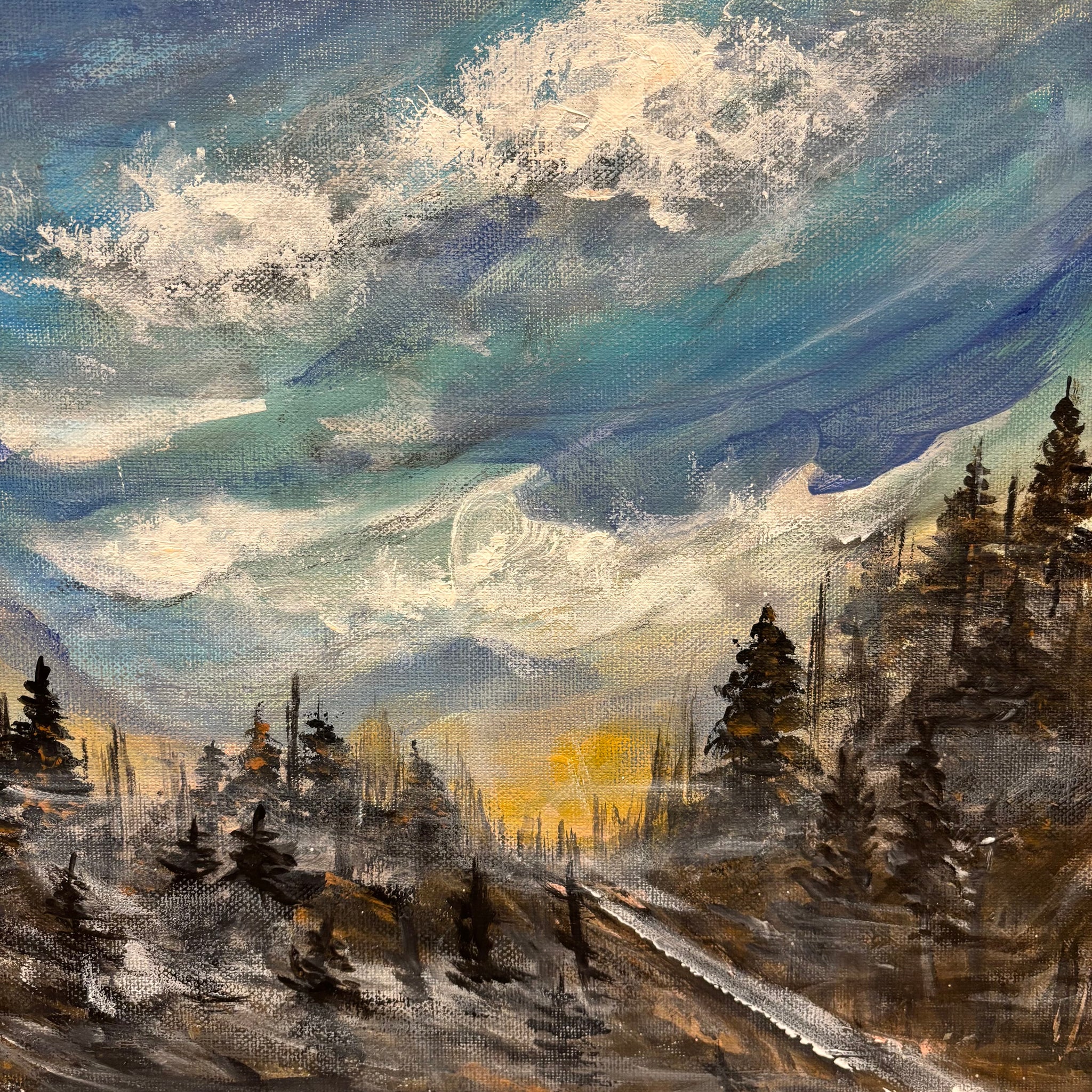 The Pass, Original Painting