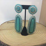 Turquoise Stiletto Dangle Earing