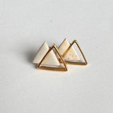 Double Triangle Stud Earrings