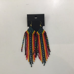 Seed Bead Earrings Med