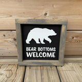 Bear Bottoms Welcome Sign - BL