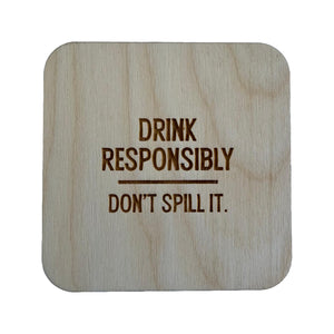 Individual Wood Coasters