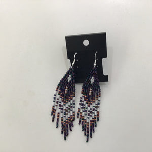 Seed Bead Earrings Med