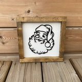 Santa Wood Sign