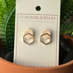 Mini Double Hex Studs