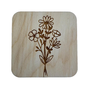 Individual Wood Coasters