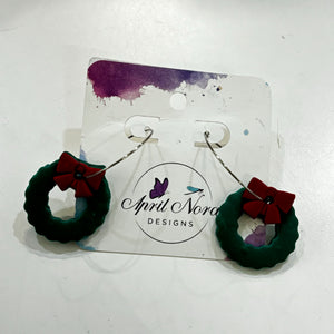 Christmas Clay Earrings