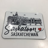 FLAT Saskatchewan Magnets