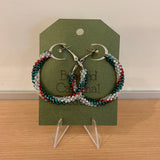 Beaded Hoops