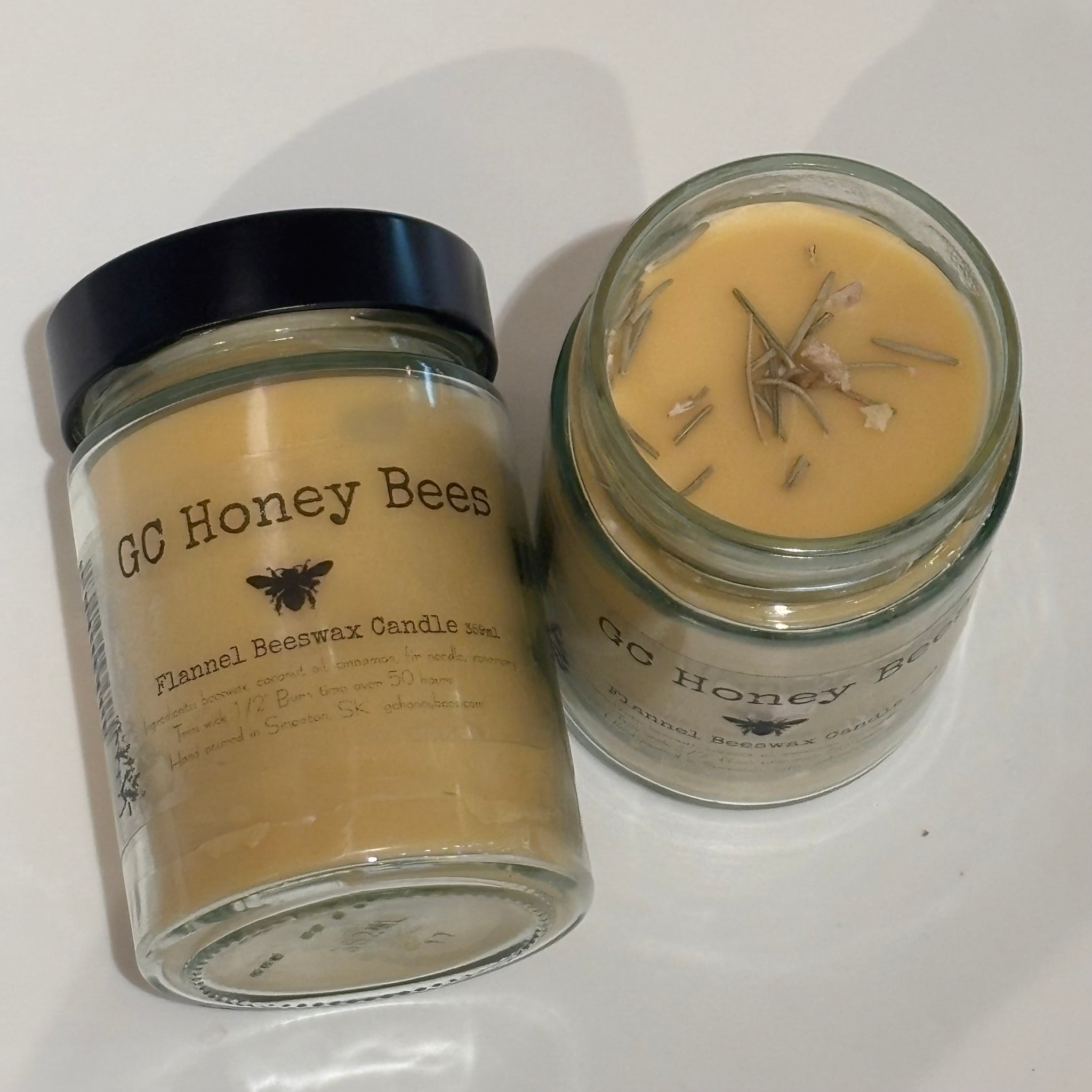 GC’s Pure Beeswax Jar Candles