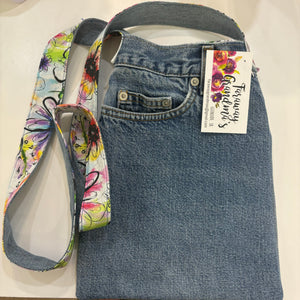 Crossbody Blue Jean Bag