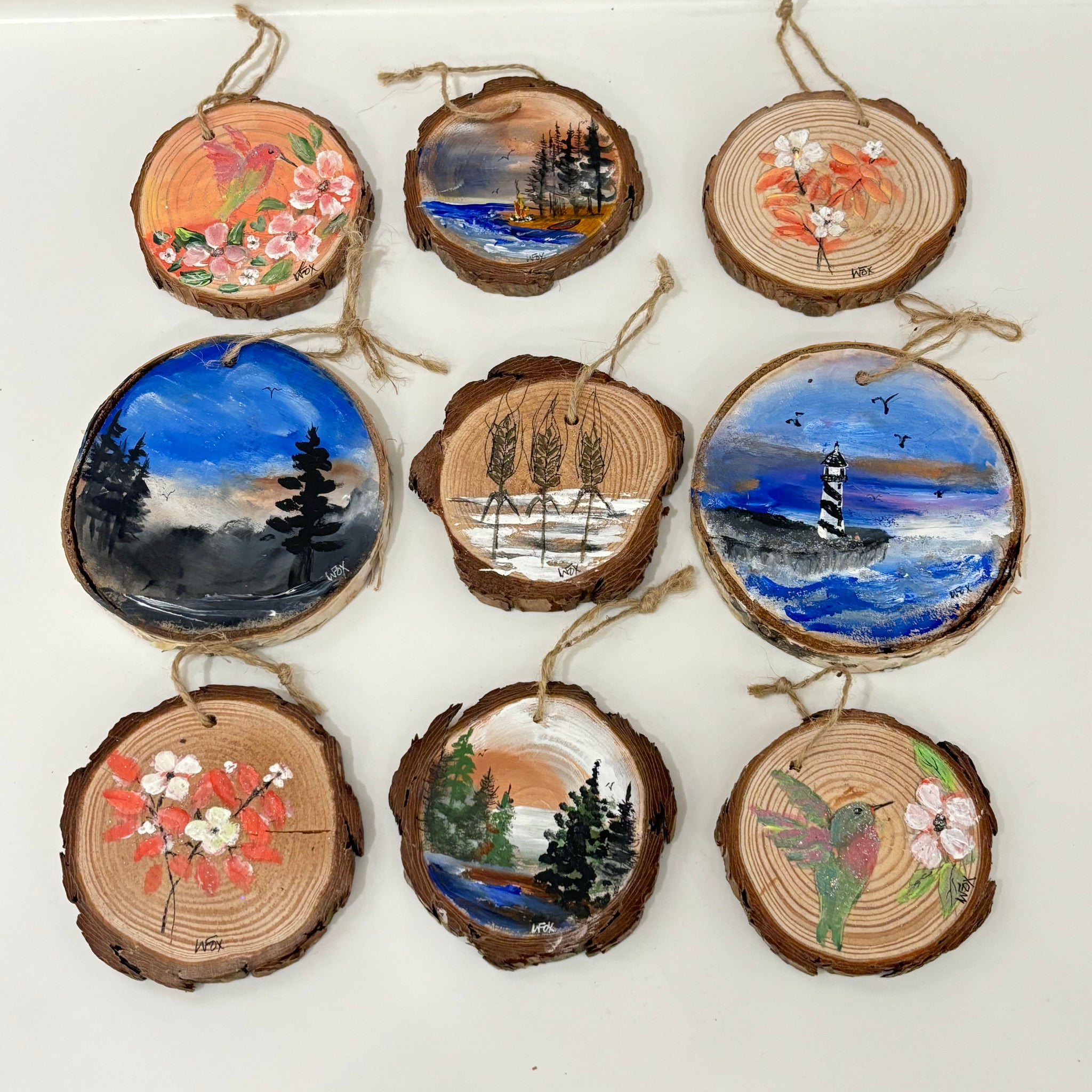 Handpainted Wooden Decorations