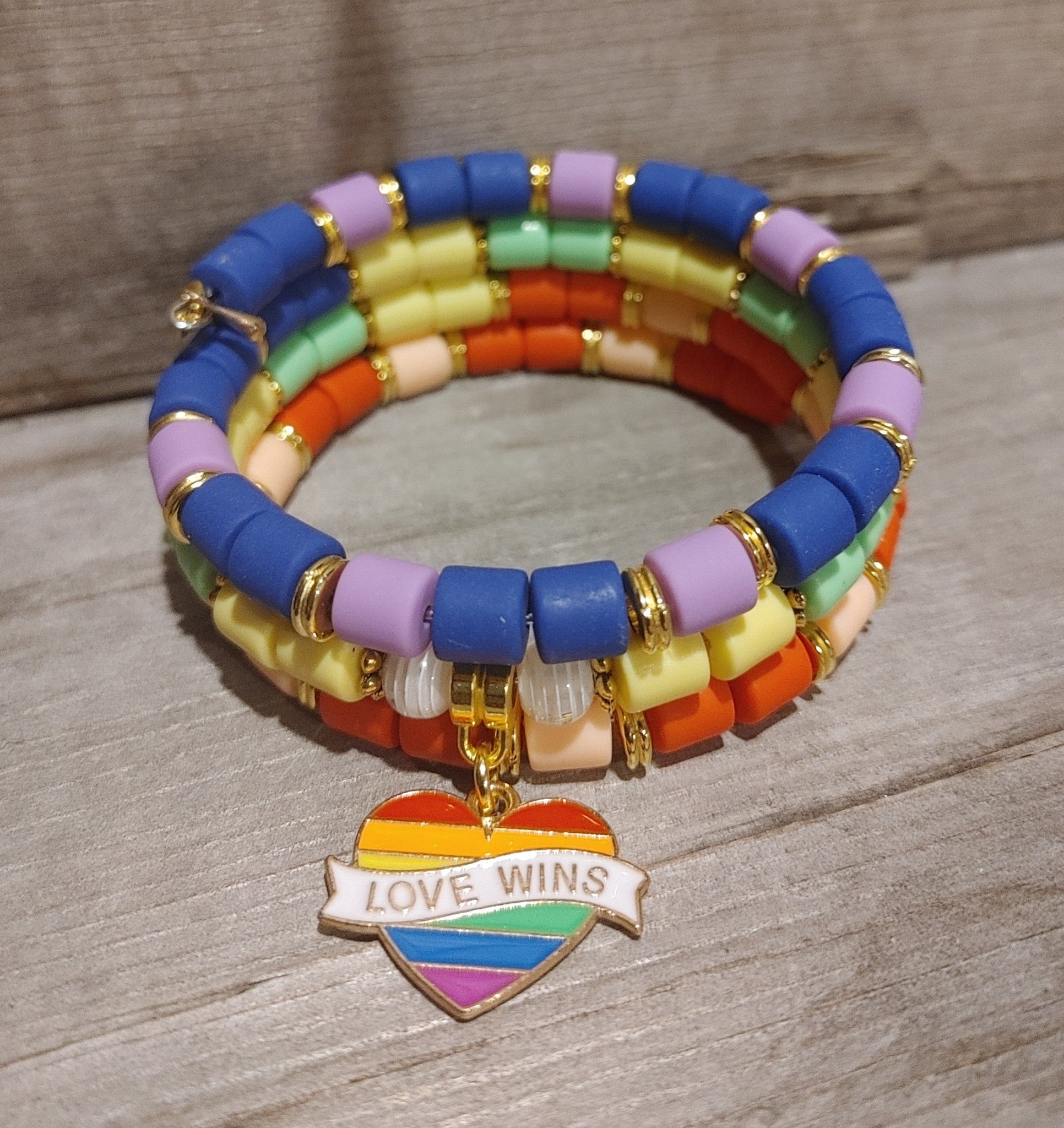 Pride Memory Wire Wrap Bracelet