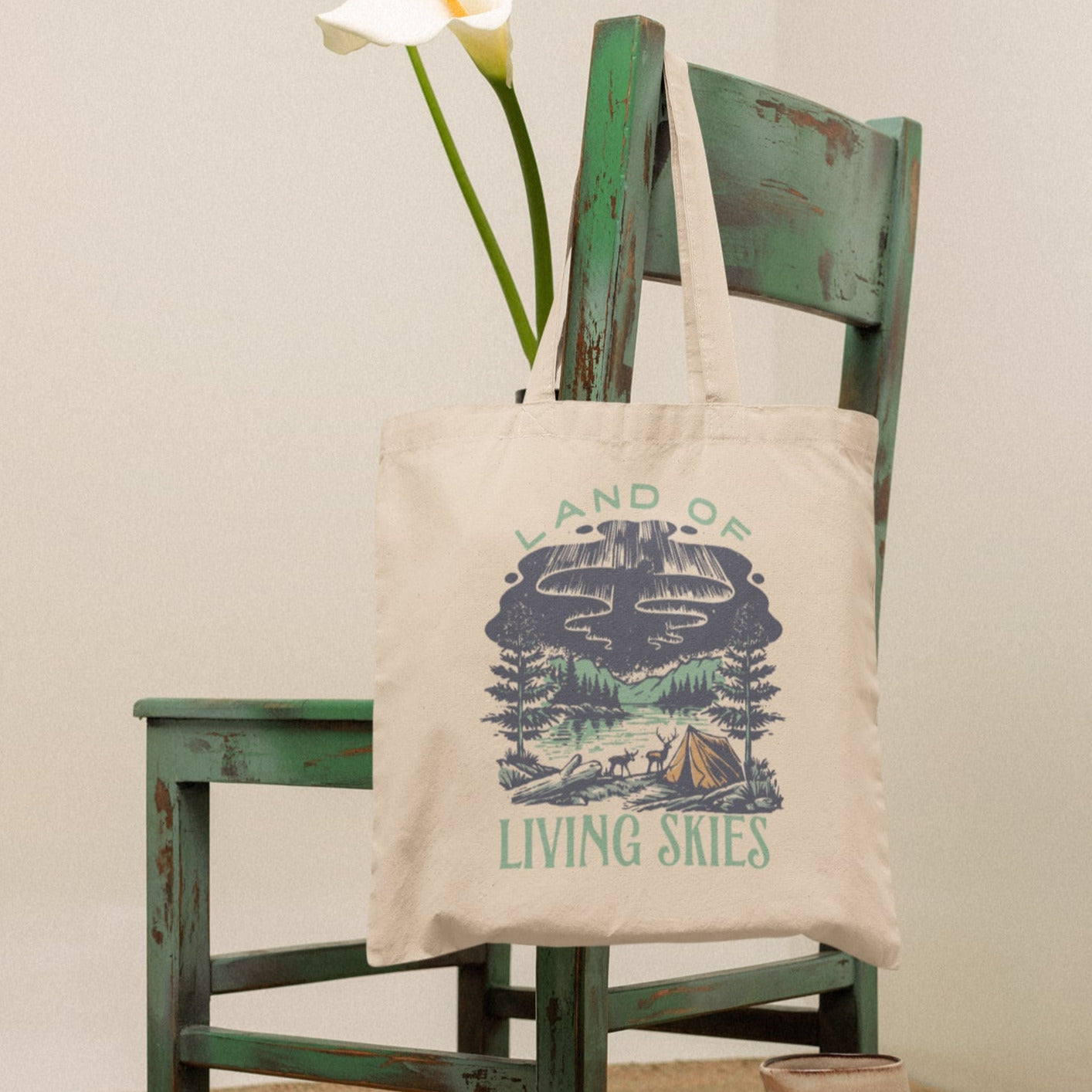 FLAT Saskatchewan Tote Bags