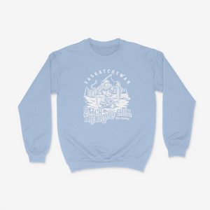 FLAT // Prairie Chill / Unisex Crew Sweater