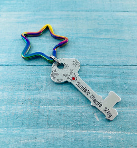 Santa's Magic Key- Christmas Keychain