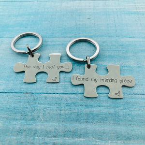 Paired Puzzle Keychain Sets