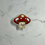 Shy Shroom Weatherproof Sticker