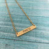 Stainless Steel Necklace - Fearless