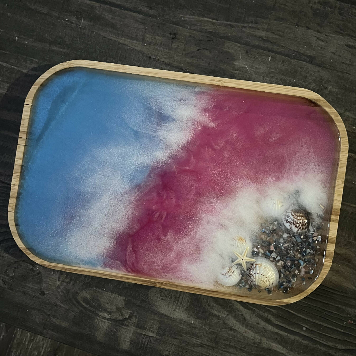 Bamboo Resin Serving Tray