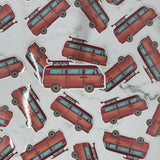 Camper Van Pink Weatherproof Sticker