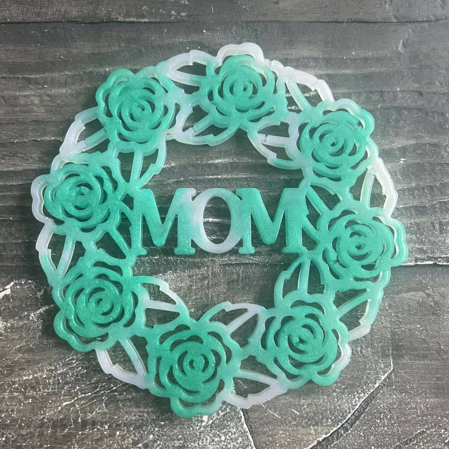 MOM Coasters, resin