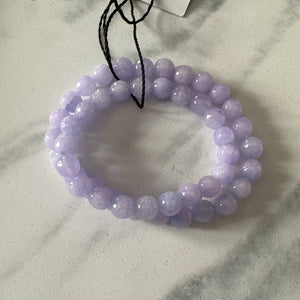 Purple faceted bracelet