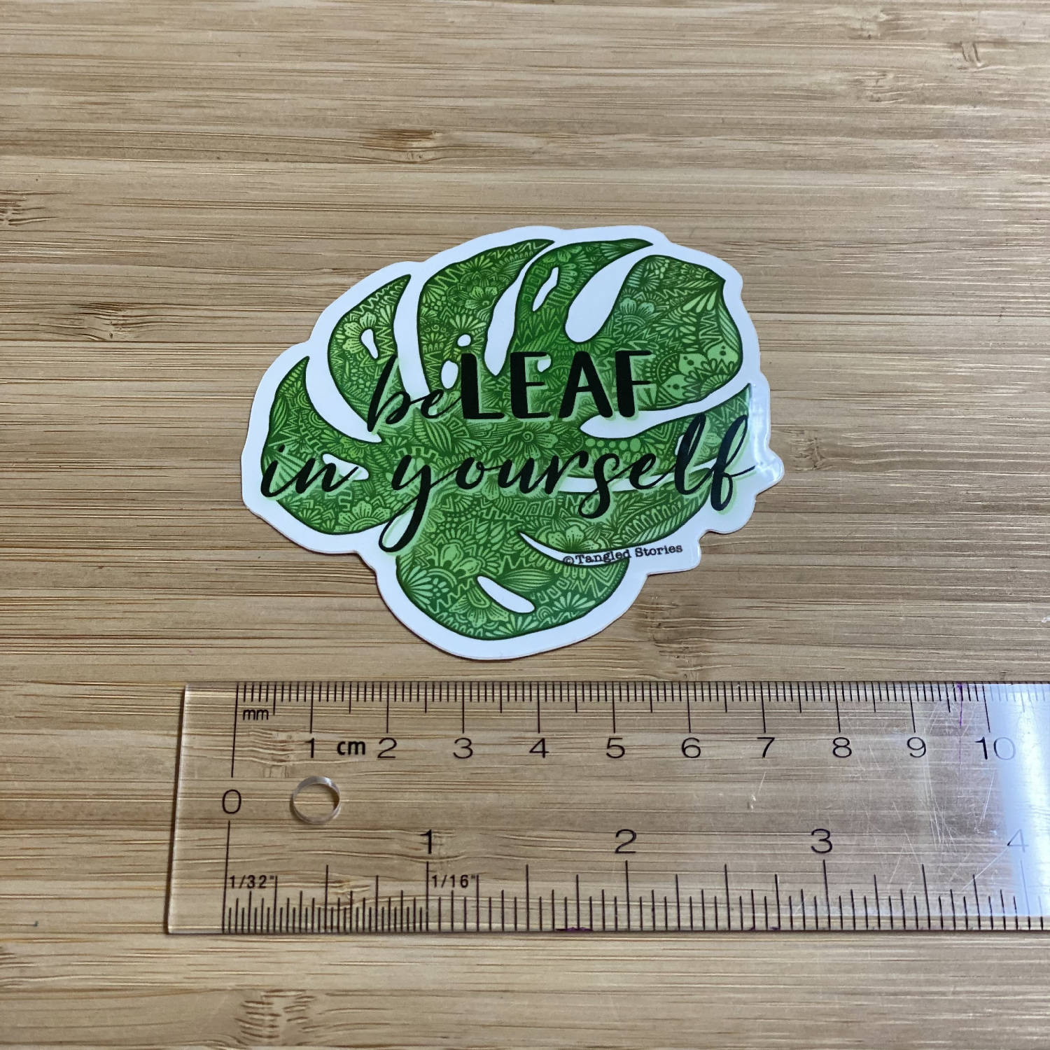 beLEAF in Yourself Waterproof Sticker