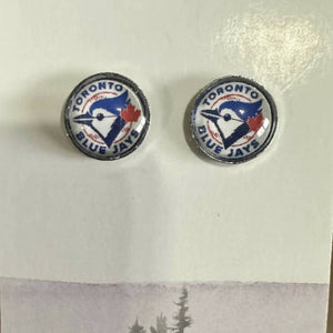 Blue jays earrings