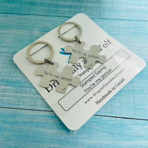 Paired Keychain Set - You're my person