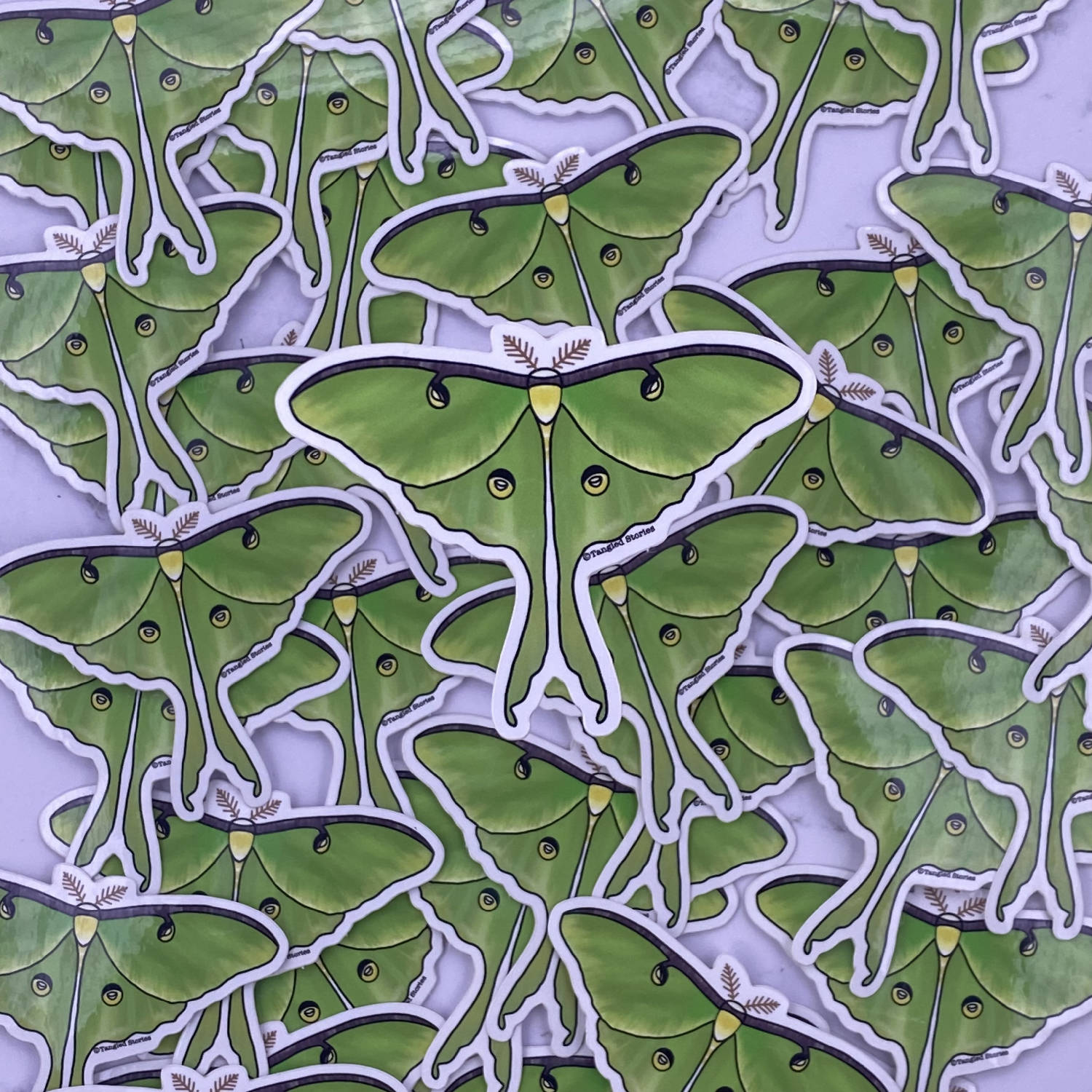 Luna Moth Waterproof Sticker