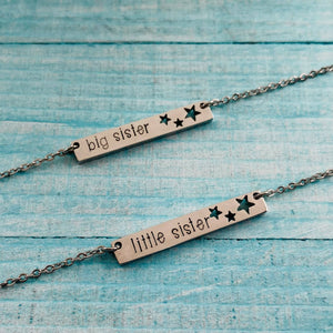 Stainless Steel Necklace - little sister