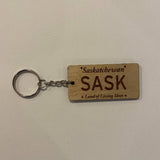 Sask License Plate Keychains