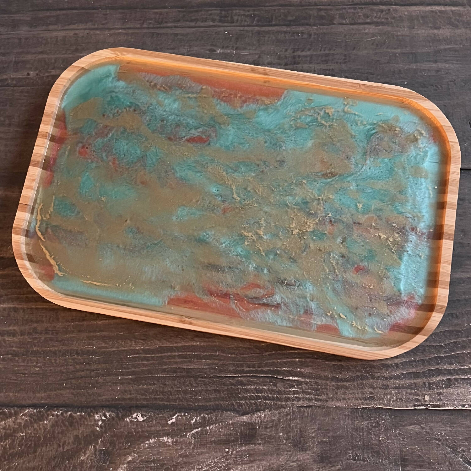 Bamboo Resin Serving Tray