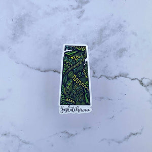 SK Map Waterproof Stickers